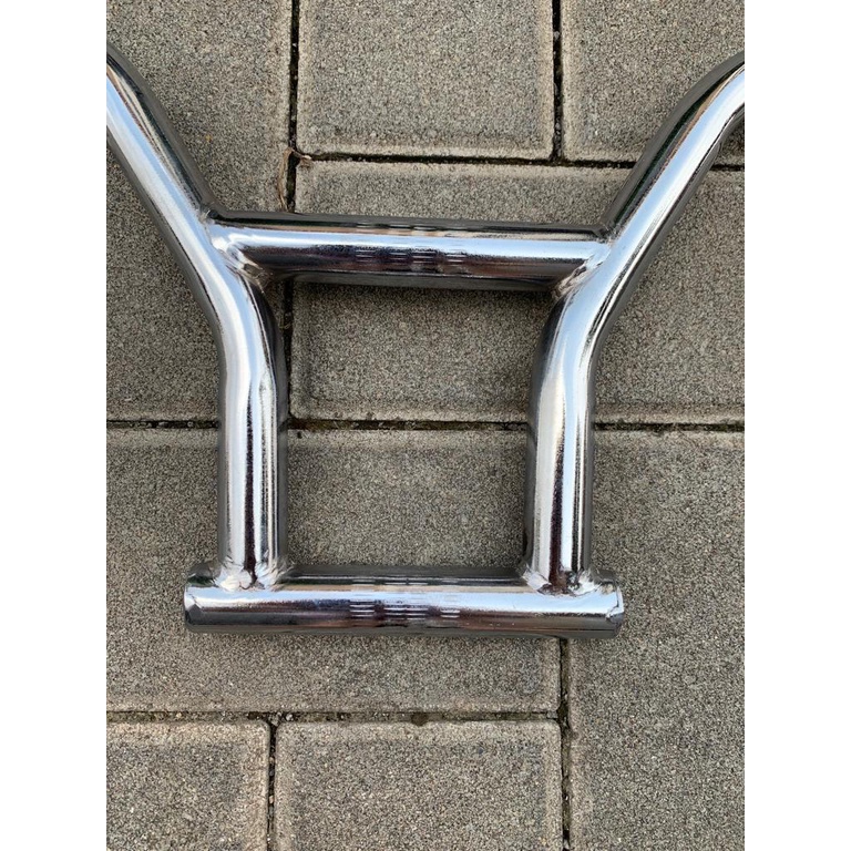 TERMURAH!!! Stang Sepeda BMX TAIWAN KOTAK / Clamp Karter Bawah 22.2mm Atas 25.4mm / Realpict