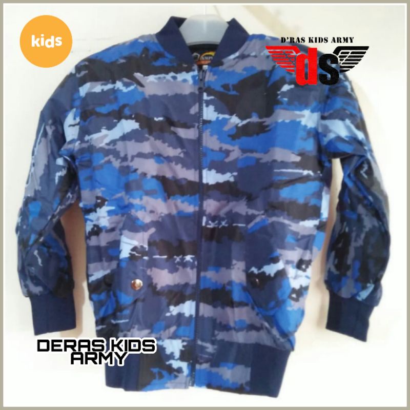 Jaket Bomber Anak Army Kids loreng TNI AU