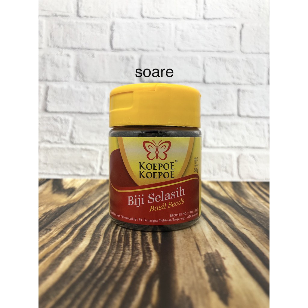 

Biji Selasih Koepoe-Koepoe 50gr