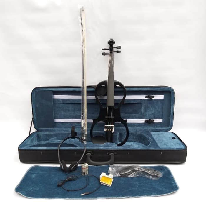 Biola Cowboy Elektrik Ukuran 4/4 Black Original Full Set