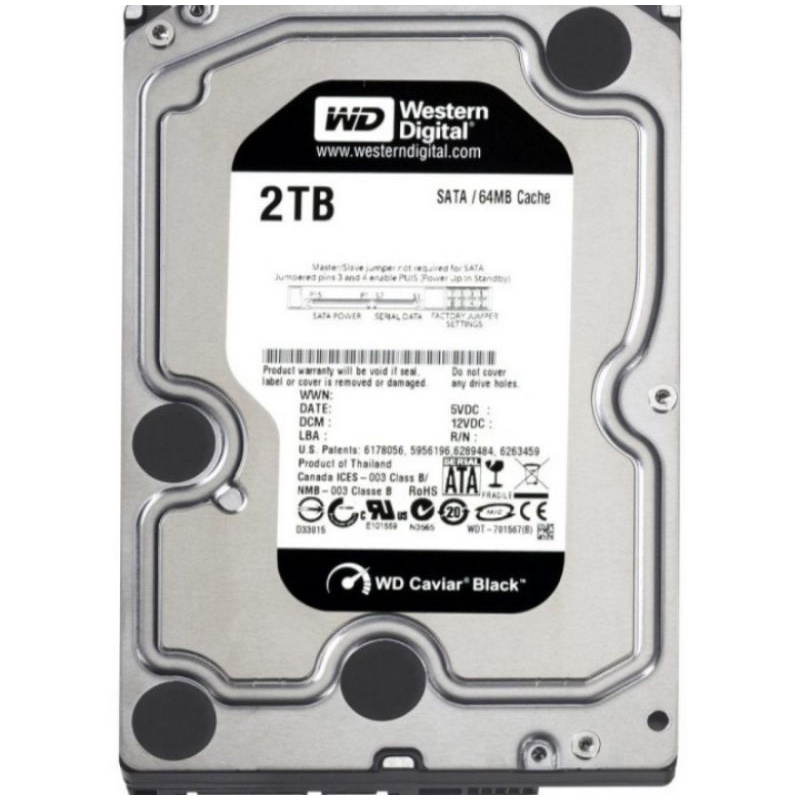 Upgread HDD 1TB seagate ke 2TB WD Black