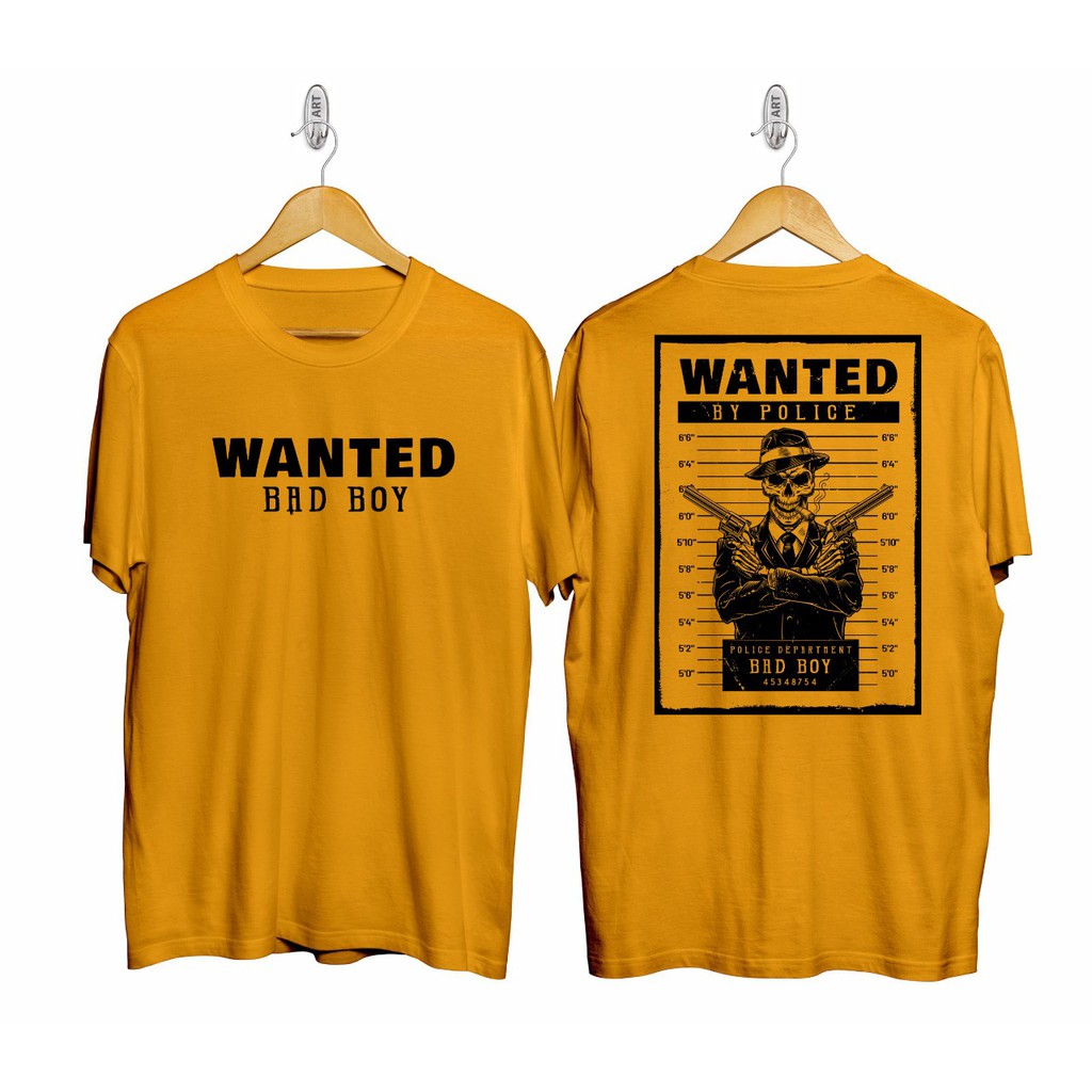 baju kaos pria / kaos disrto samurai / baju kaos kuning / kaos polos pria / kaos pria kekinian / kaos pria