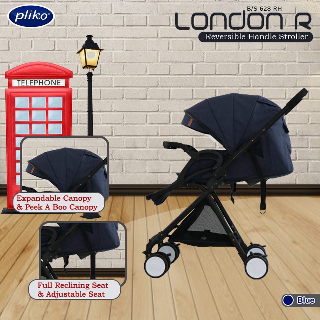 Pliko Baby Stroller  London R BS628 - Kereta Dorong Bayi