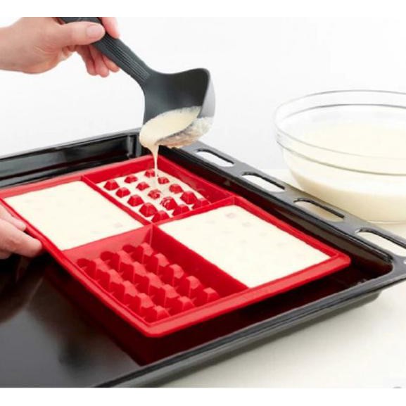 cetakan silikon wafel, cetakan wafel. mold kue wafel, cetakan kue