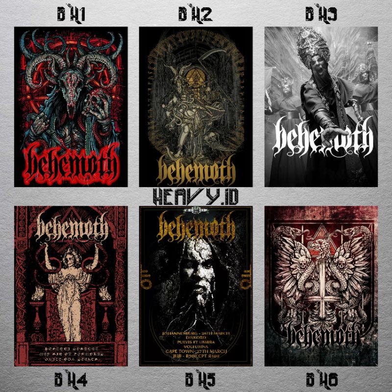POSTER BAND A3 BEHEMOTH