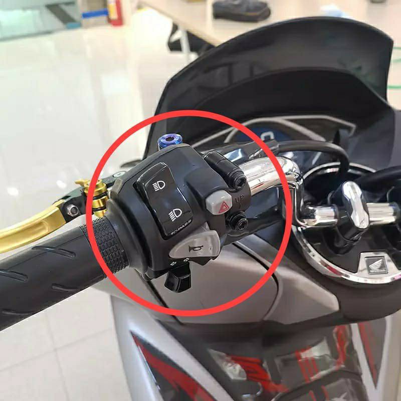 Saklar Kiri Domino CRF PNP PCX 150 PCX 160 Saklar Passbeam & Hazard/On Off Lampu PCX Lokal