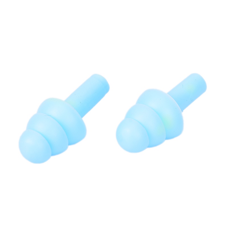 {LUCKID}10Pairs Waterproof Swimming Silicone Swim Earplugs Soft Anti-Noise Ear Plug