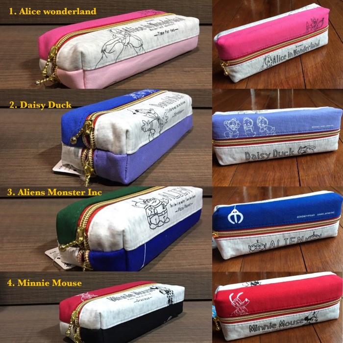 

Bergaransi Disney Kamio Flip Zip 2 Room Pencil Case Japan Super Promo 957 Promo