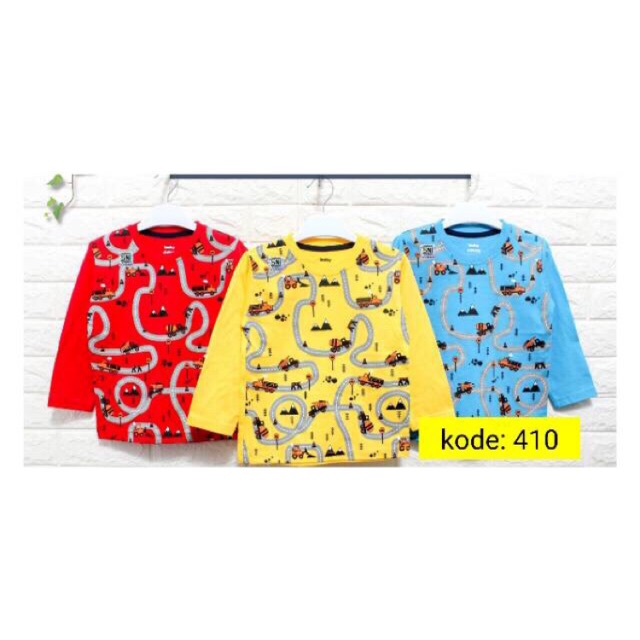 KAOS BABY VICTORY BOY LENGAN PANJANG ECER BISA PILIH MOTIF