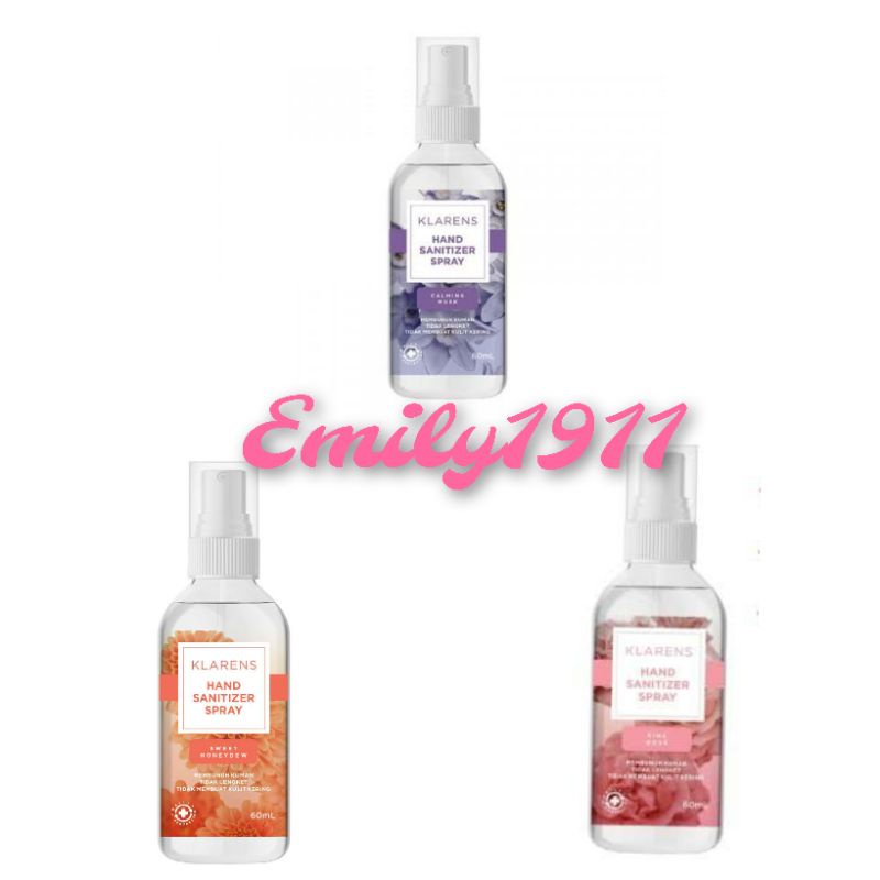 Jual Klarens hand sanitizer spray 60ml Shopee Indonesia