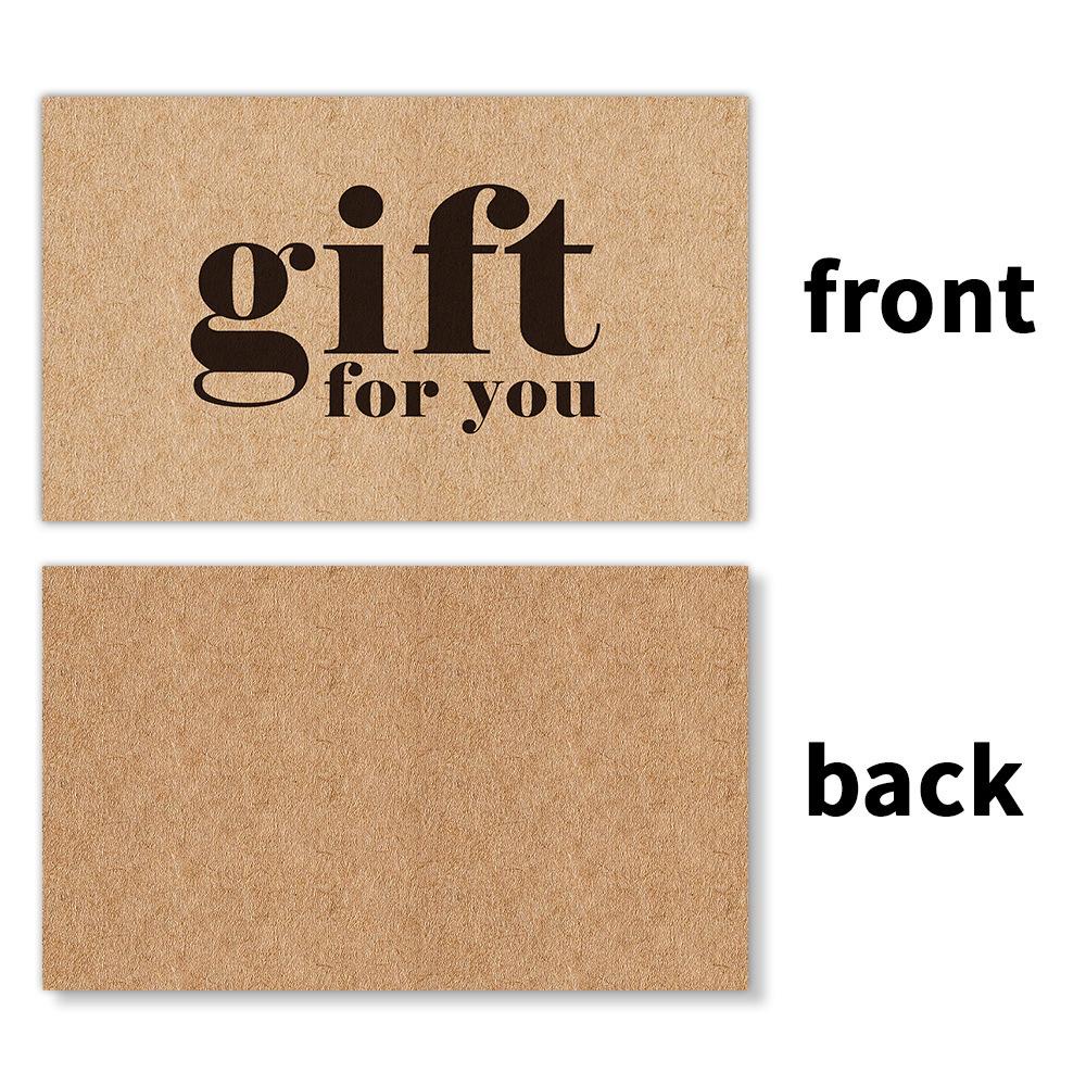 Top 30PCS/Pack &quot;Gift For You&quot; Cardstock Kartu Ucapan Handmade Ecer Online Bisnis Kecil