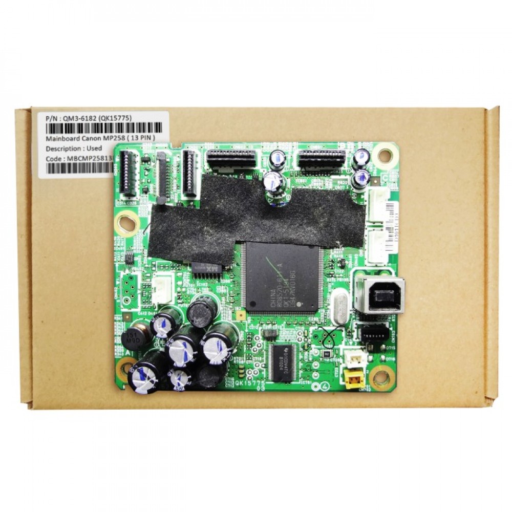 Board Printer Canon MP258, Mainboard Canon MP258, Motherboard MP258 13 PIN Used