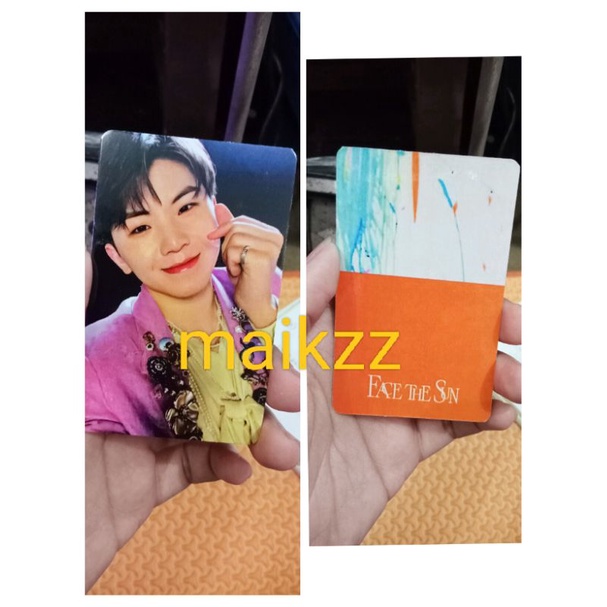 (BISA SATUAN) Seventeen Face The Sun Carat Version Photo card