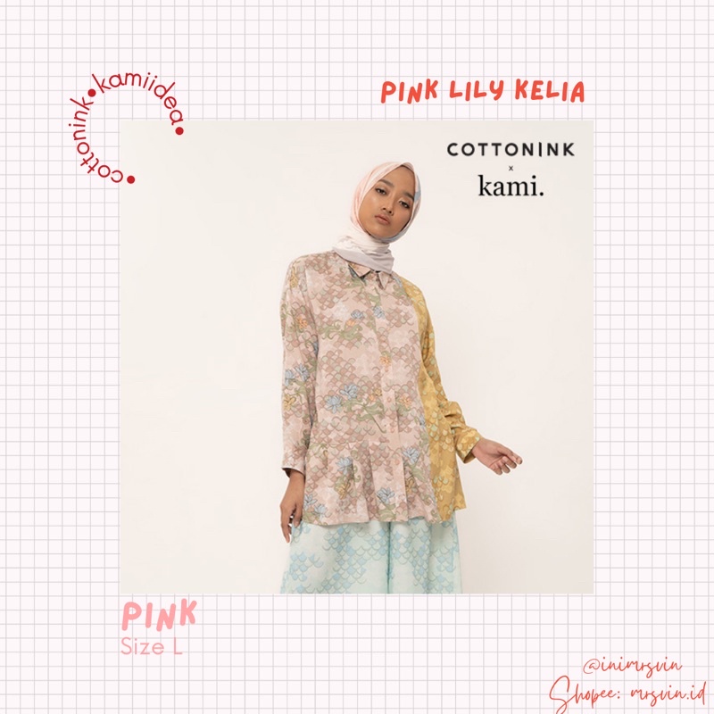 Pink Lily Kelia Cottonink x kami Cottonink x kamiidea Cotton Ink x Kamiidea