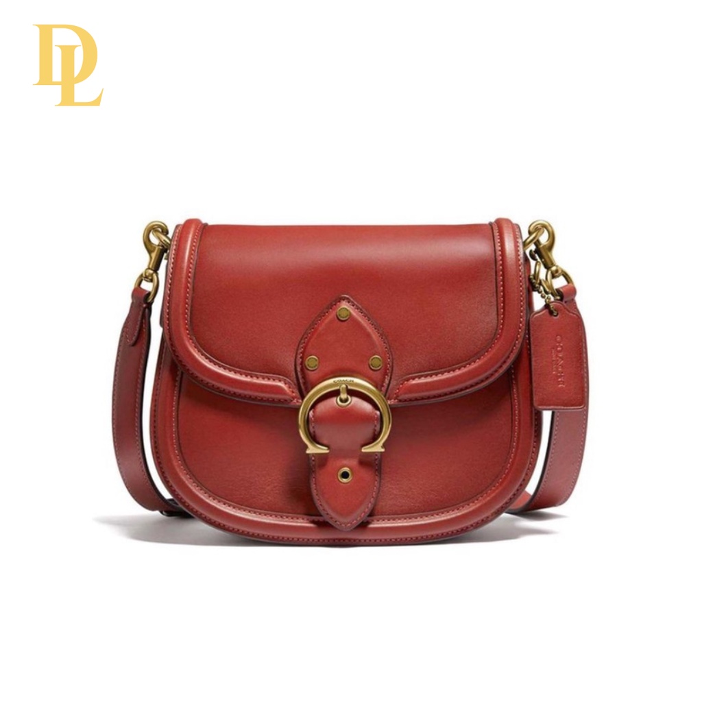 Coach Beat Saddle Bag Pewter / Natural (C0749)