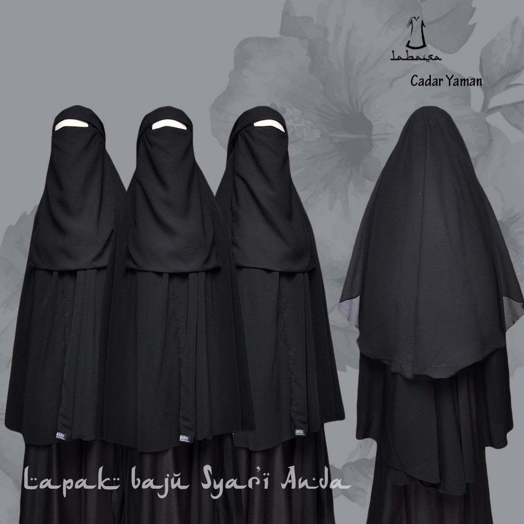 Cadar Niqob Yaman Sifon Hycont | Layer Belakang 1 meter | LABASA Original | Bisa COD