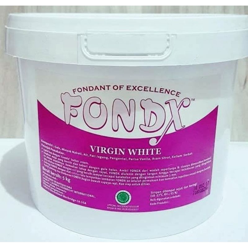 

fondx fondant white repack 500g