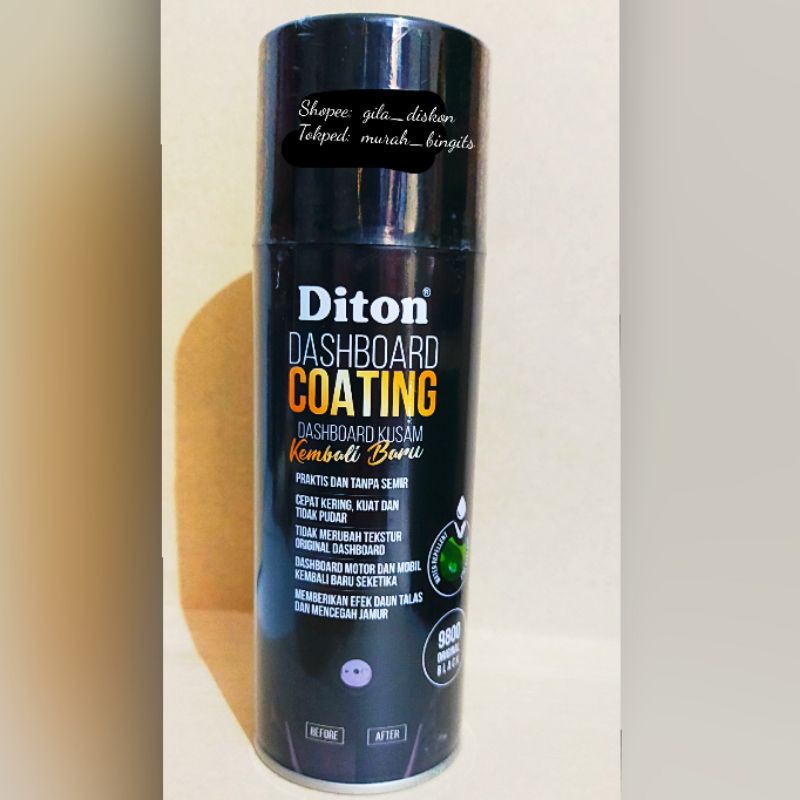 Diton DASHBOARD coating/ cat dashboard mobil- Hitam