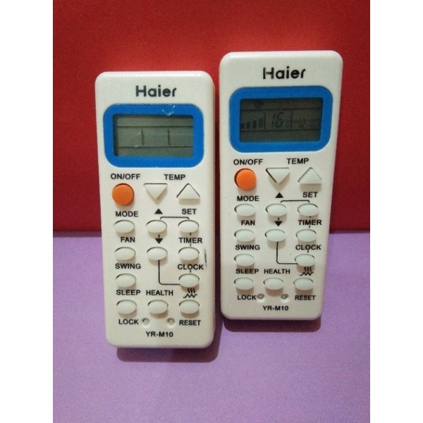 REMOT AC HAIER MODEL LAMA YL-M05/YL-M10