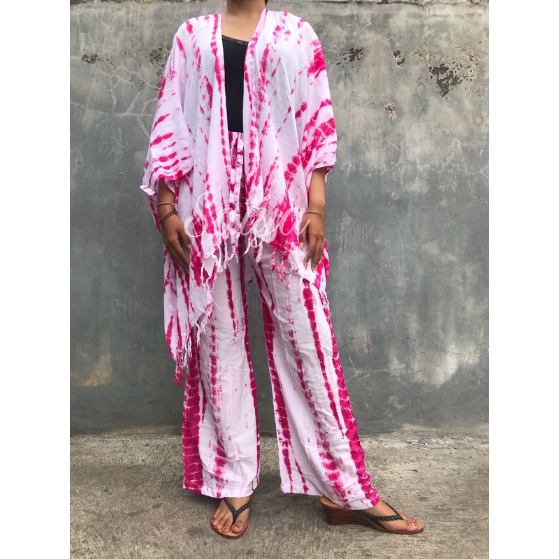 SETELAN OUTER IKAT LILIT TIE DYE MURAH BALI