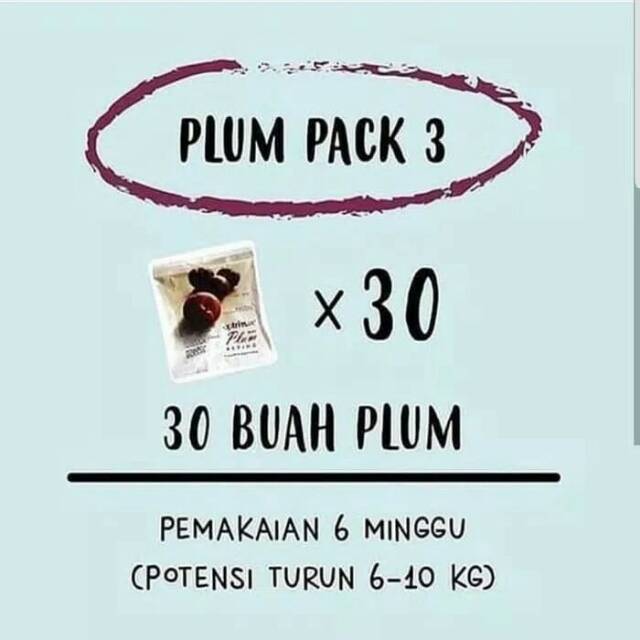 

Prono Paket 1box plum isi 30bungkus