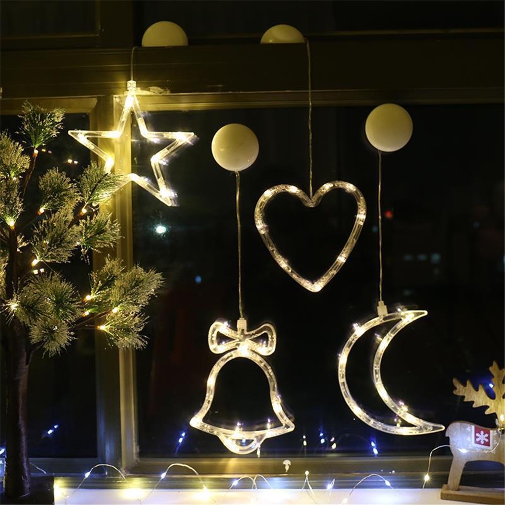 (Aaoottuuoo5.Id) 1pc Lampu Led Bentuk Santa Claus / Snowman / Bintang Untuk Dekorasi Pesta Natal / Taman