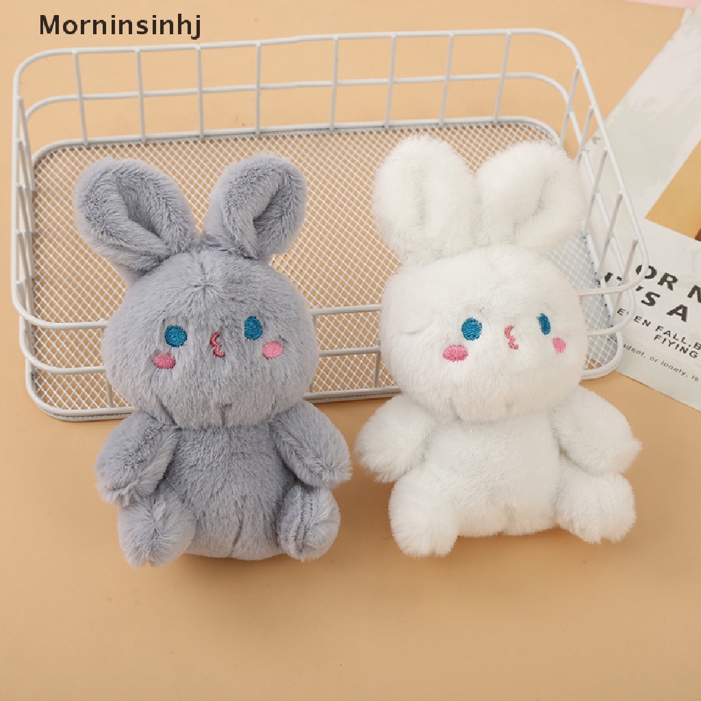 Mornin Lucu Katun Hewan Kelinci Plush Boneka Mainan Gantungan Kunci Tas Sekolah Liontin Hadiah id