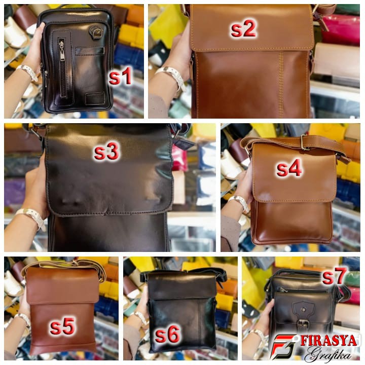 Tas Kulit Cowok Selempang