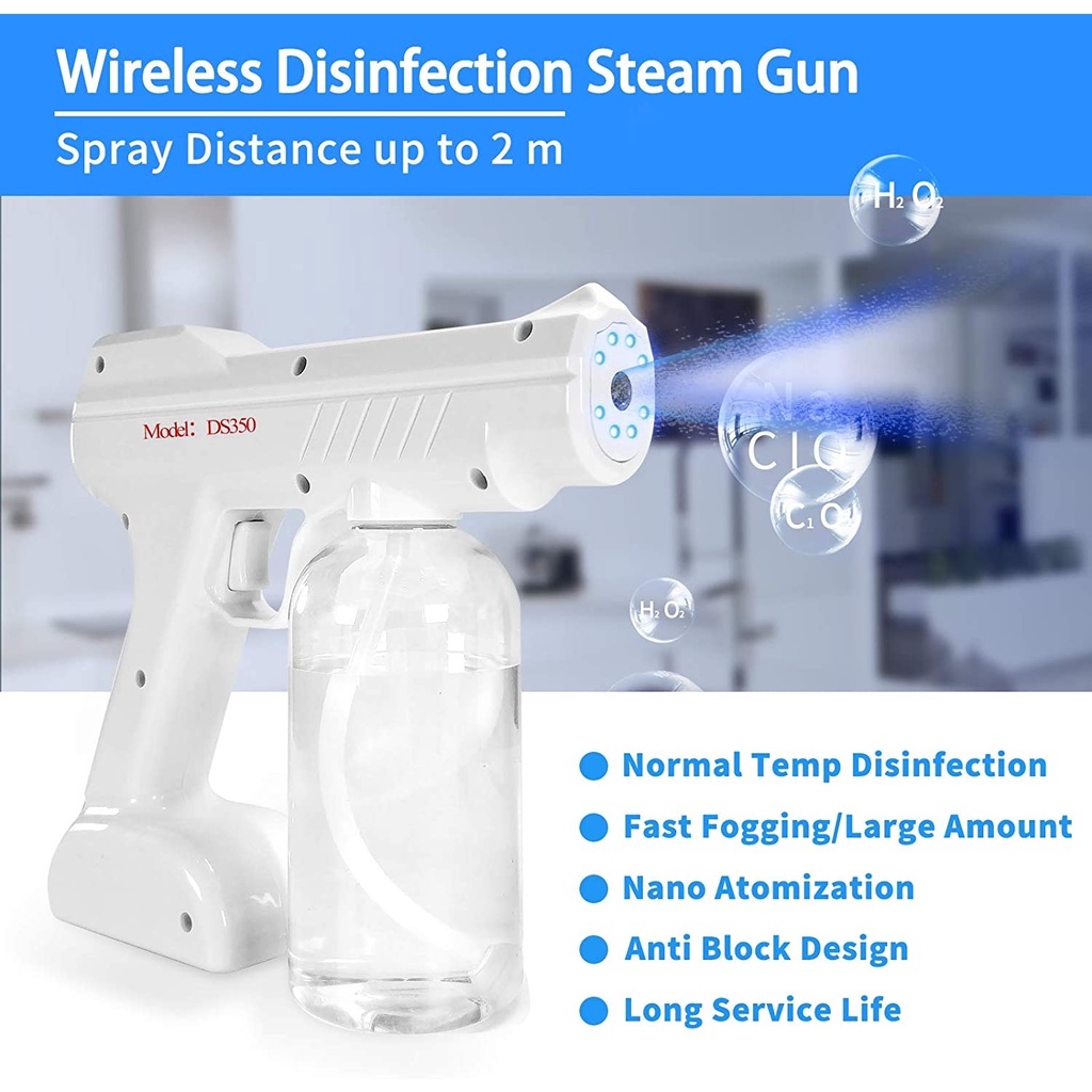 Atomizer / Nano Spray Gun Disinfectant Wireless / Nano Spray Gun Disinfectant / Nano Spray Gun