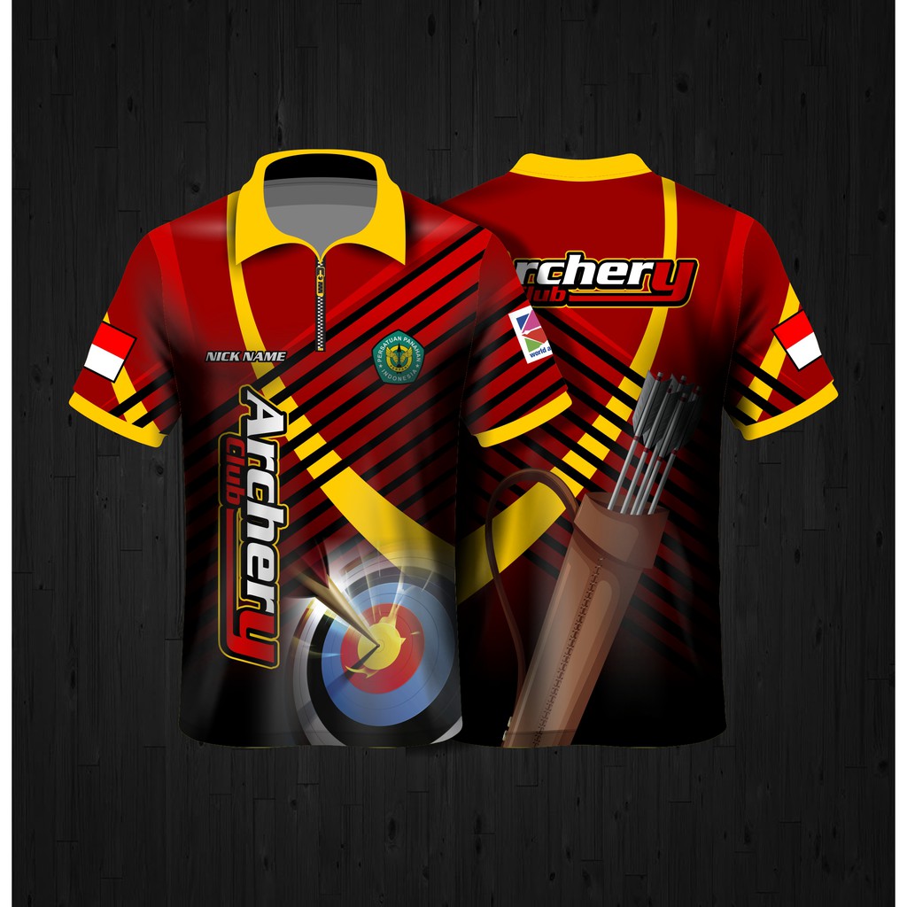 KAOS BAJU JERSEY PANAHAN ARCHERY / KAOS BAJU JERSEY PANAHAN CUSTOM SATUAN