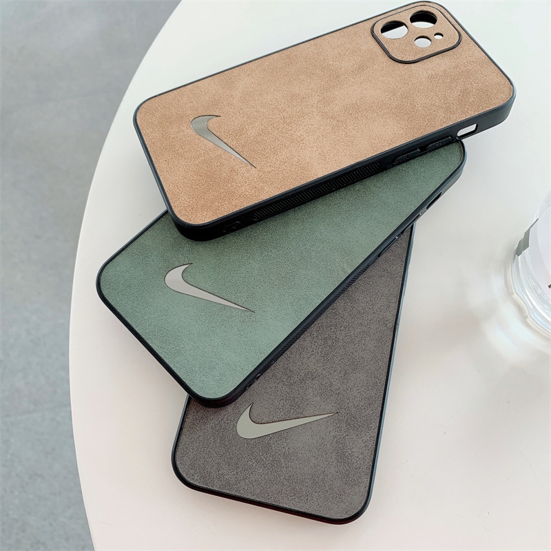 Case Pelindung Bahan Kulit Rusa anti Jatuh Untuk iphone 13 12 pro max 12mini 11pro max Xs max XR 7 8 Se 2020 7plus 8plus