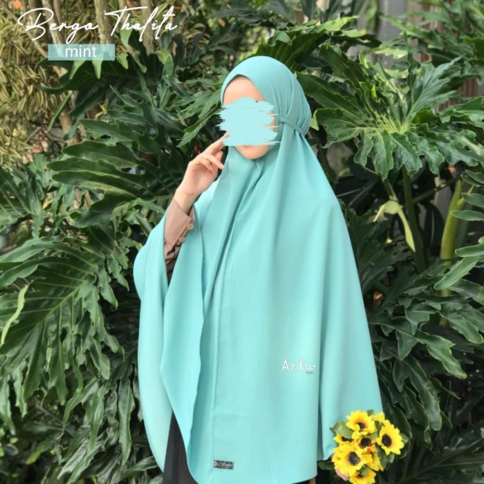 JM bergo tali Thalita by Azda Hijab - mint