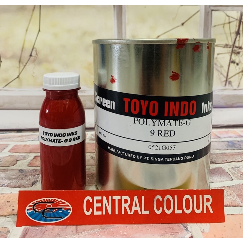 

Tinta Toyo Polymate-G 9 Red Tinta Sablon Plastik - 1KG