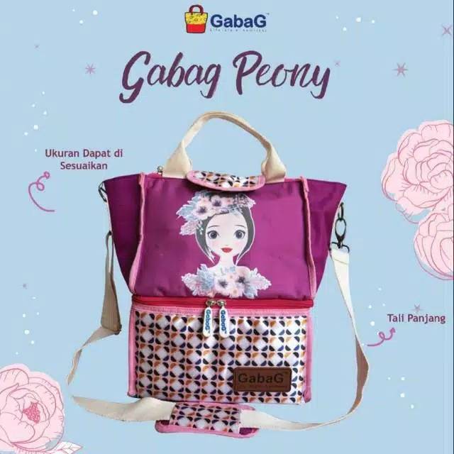 Gabag Peony Free 2 ice gel Cooler Bag