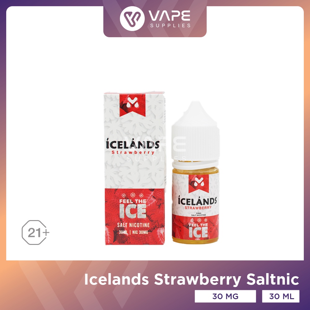 Jual Liquid Icelands Strawberry Salt Nic 30ML by Move Juice Indonesia