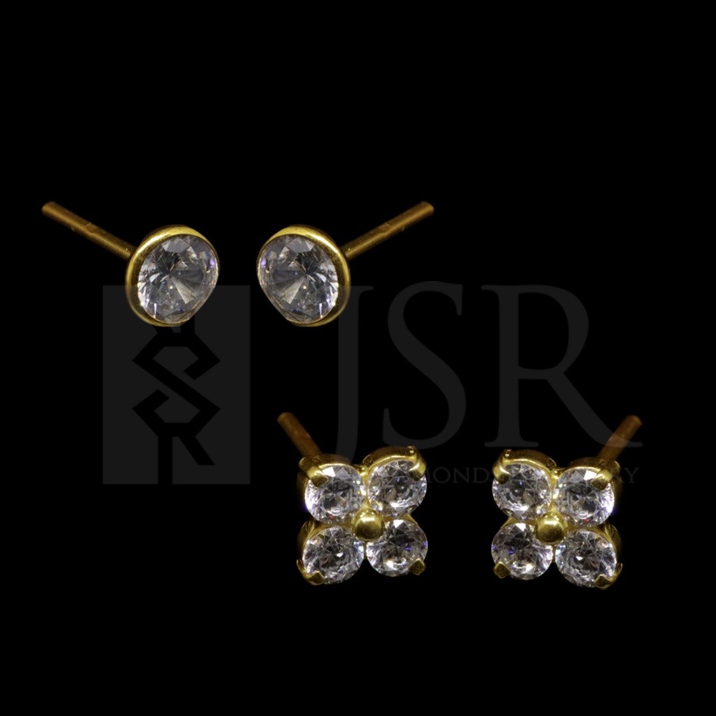 Anting giwang Tusuk Emas Muda  1 gram murah (LP 22)