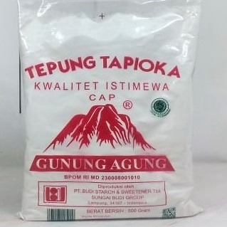 

Tepung Tapioka 500gr/ Cap Gunung Agung