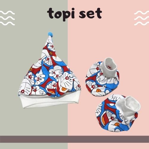 Topi Set Bayi Newborn Termurah