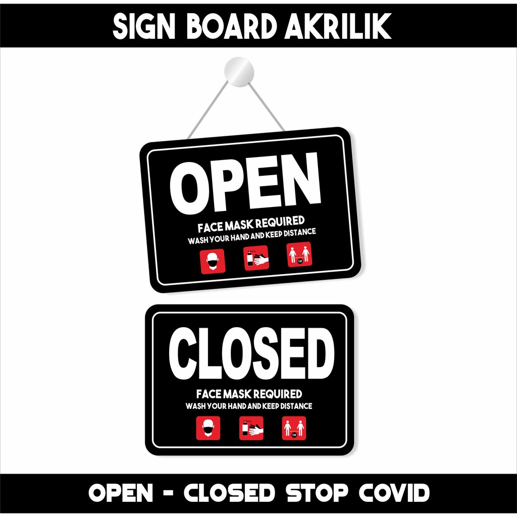 

Papan Cegah Covid 19 Sign Board Akrilik