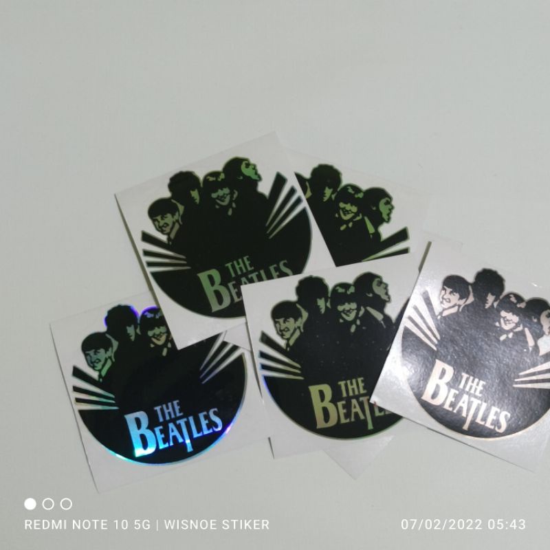 

stiker cutting THE BEATLES