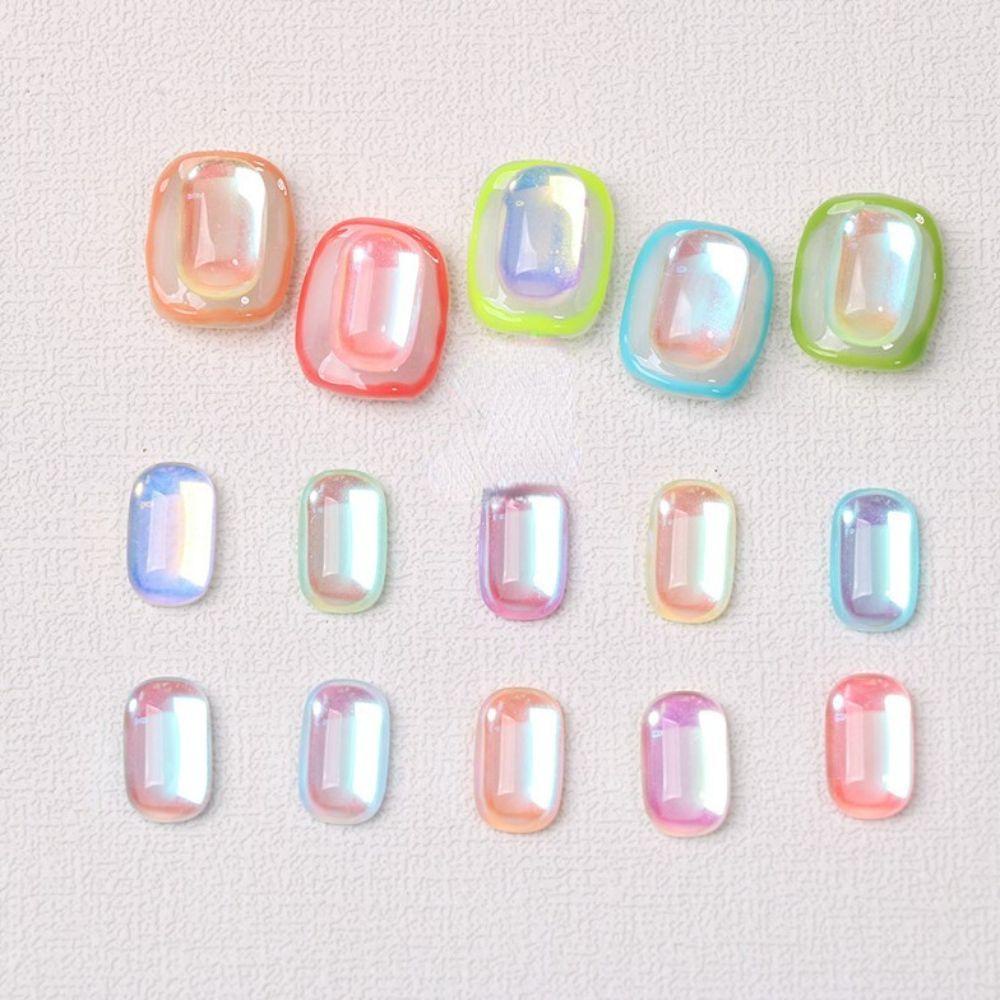 Mxbeauty Charms Aurora Es Batu 3D Bahan Resin Untuk Dekorasi Nail Art