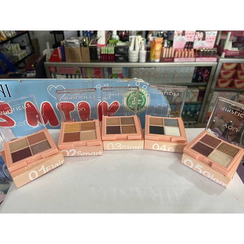 in.x - Y.o.u simplicity eyeshadow quadz -- You simplicity eyeshadow isi 4 quad