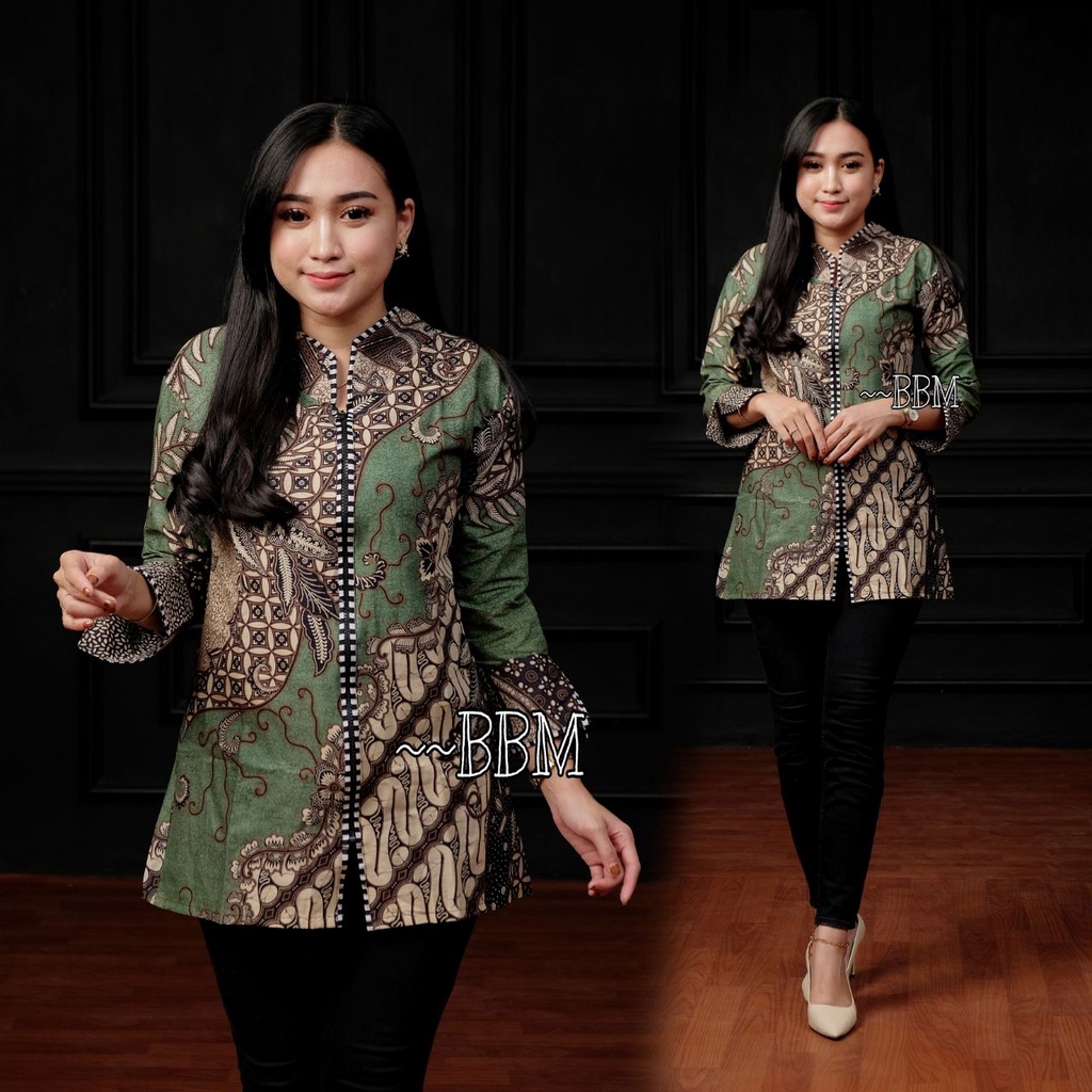 Blouse batik wanita terbaru / Blouse batik wanita /Blouse batik / Blouse batik atasan wanita modern / Blouse batik kekinian / Blouse kantor / Blouse batik kerja / kemeja wanita / baju atasan wanita / Blouse terbaru / blouse batik kantor/ bayar ditempat