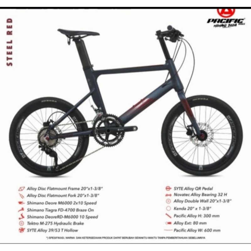 Sepeda Minivelo PACIFIC CLASH 5.0 ORIGINAL