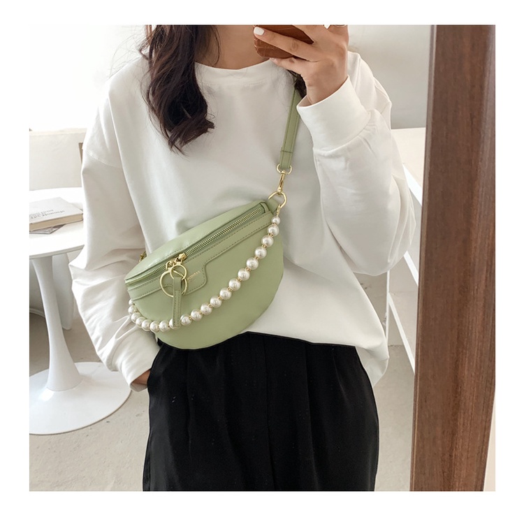 TAS SELEMPANG WANITA OIKO CLARIS WAIST BAG / TAS FASHION IMPORT KOREA