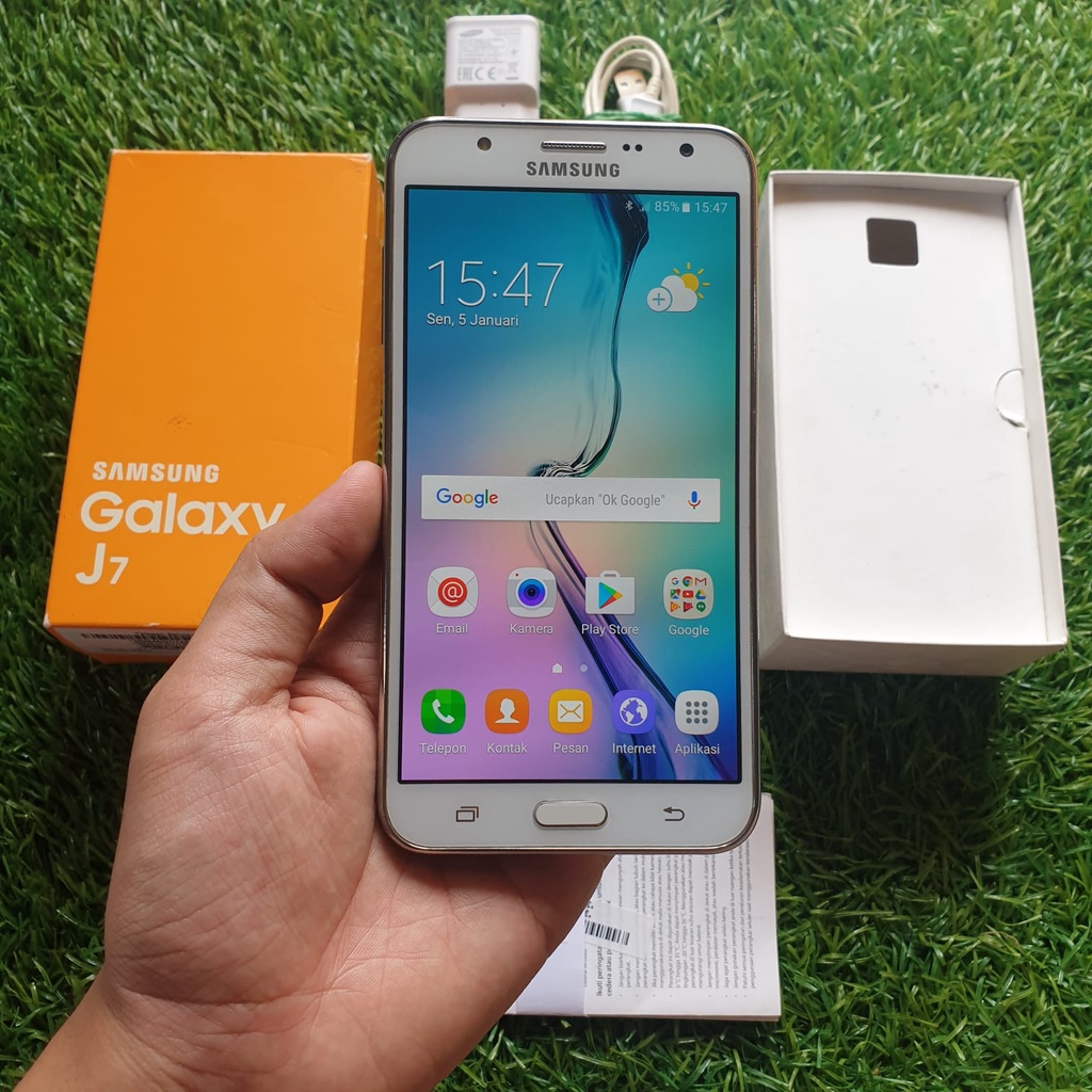 HANDPHONE SAMSUNG J7 2015 1.5/16GB SECOND SEKEN BEKAS MURAH