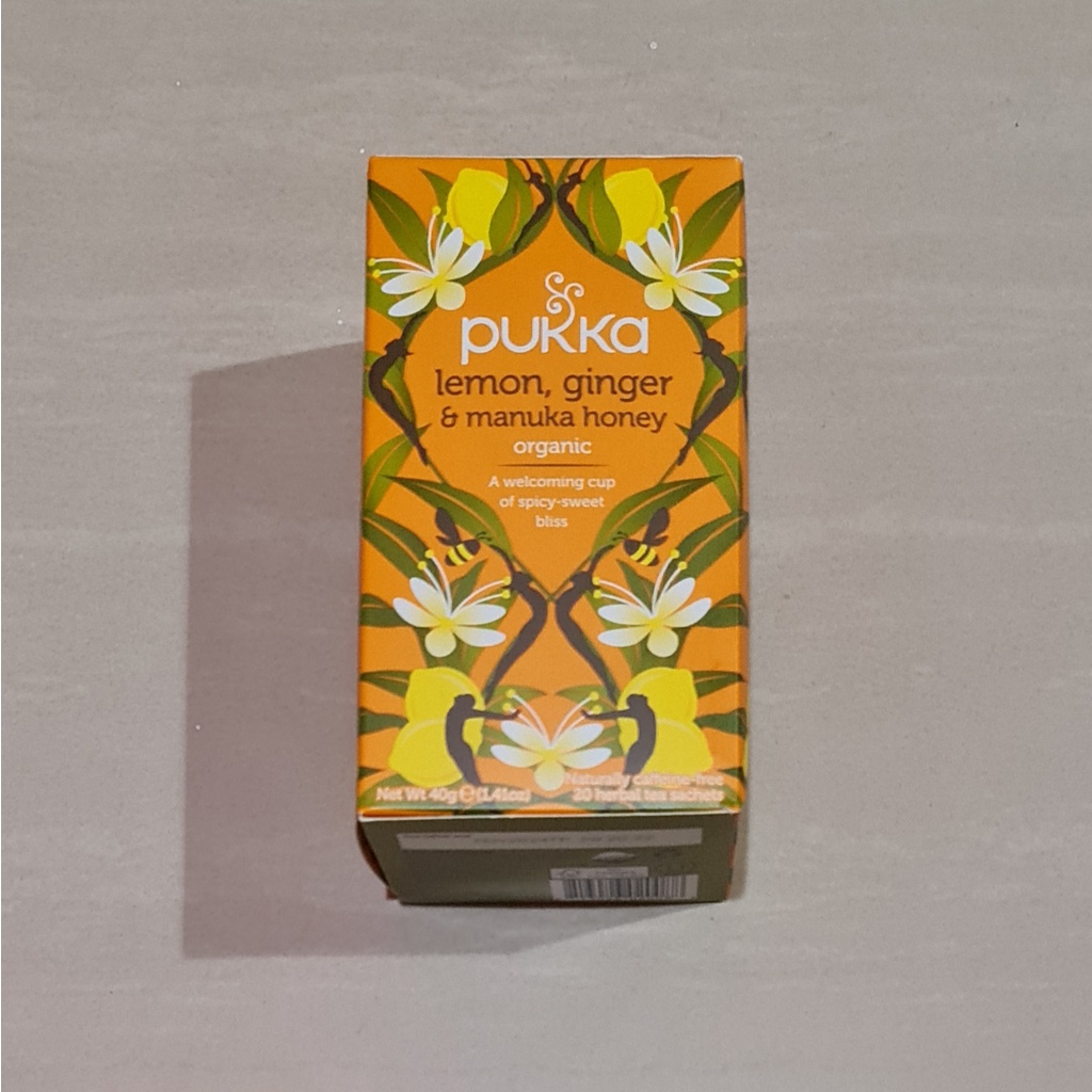 

Pukka Lemon Ginger & Manuka honey Spicy Sweet Bliss 20 x 2 Gram