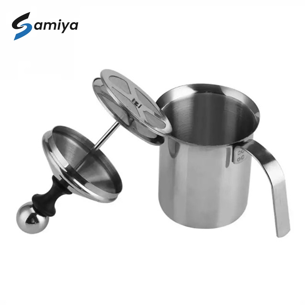 Milk frother stainless / milk jug creamer latte art / foam milk maker / milk foamer / pengocok susu