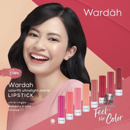 (PROMO) WARDAH COLORFIT ULTRALIGHT MATTE LIPSTICK LIPSTIK