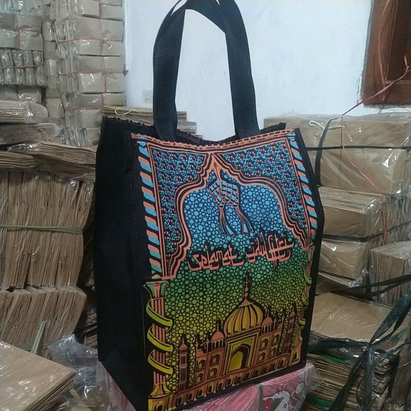 tas lebaran IDUL FITRI batik mewah besar